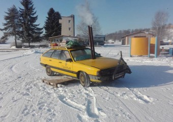 The Guys From Estonia Remade the Audi 100 in the Sauna: 12 photos