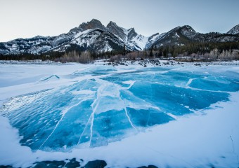17 Frozen Reservoirs That Look Like Fine Art