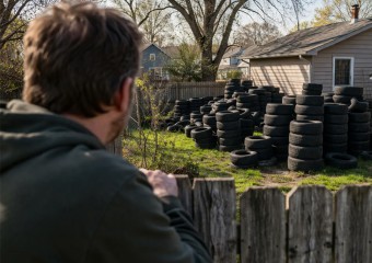 Everyone Mocked Him for Filling His Yard With Tires — Then They Found Out Why