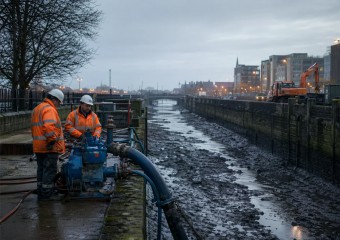 Submarine Emerges in the Middle of the City –Then Maintenance Workers Take a Look Inside