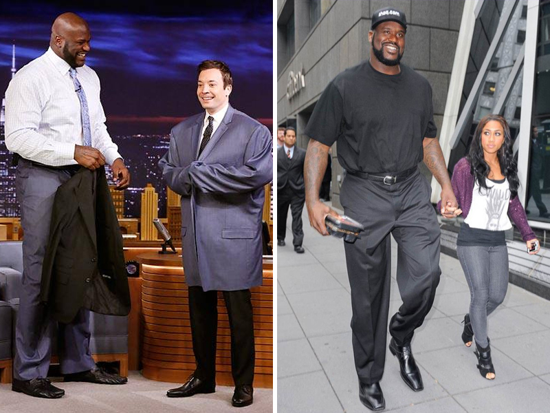 Jacket Shaquille O’Neal at the host of the evening show Jimmy Fallon. 